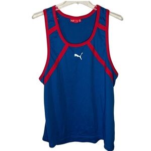 Puma Tank Top Red and Blue Men’s Size Large